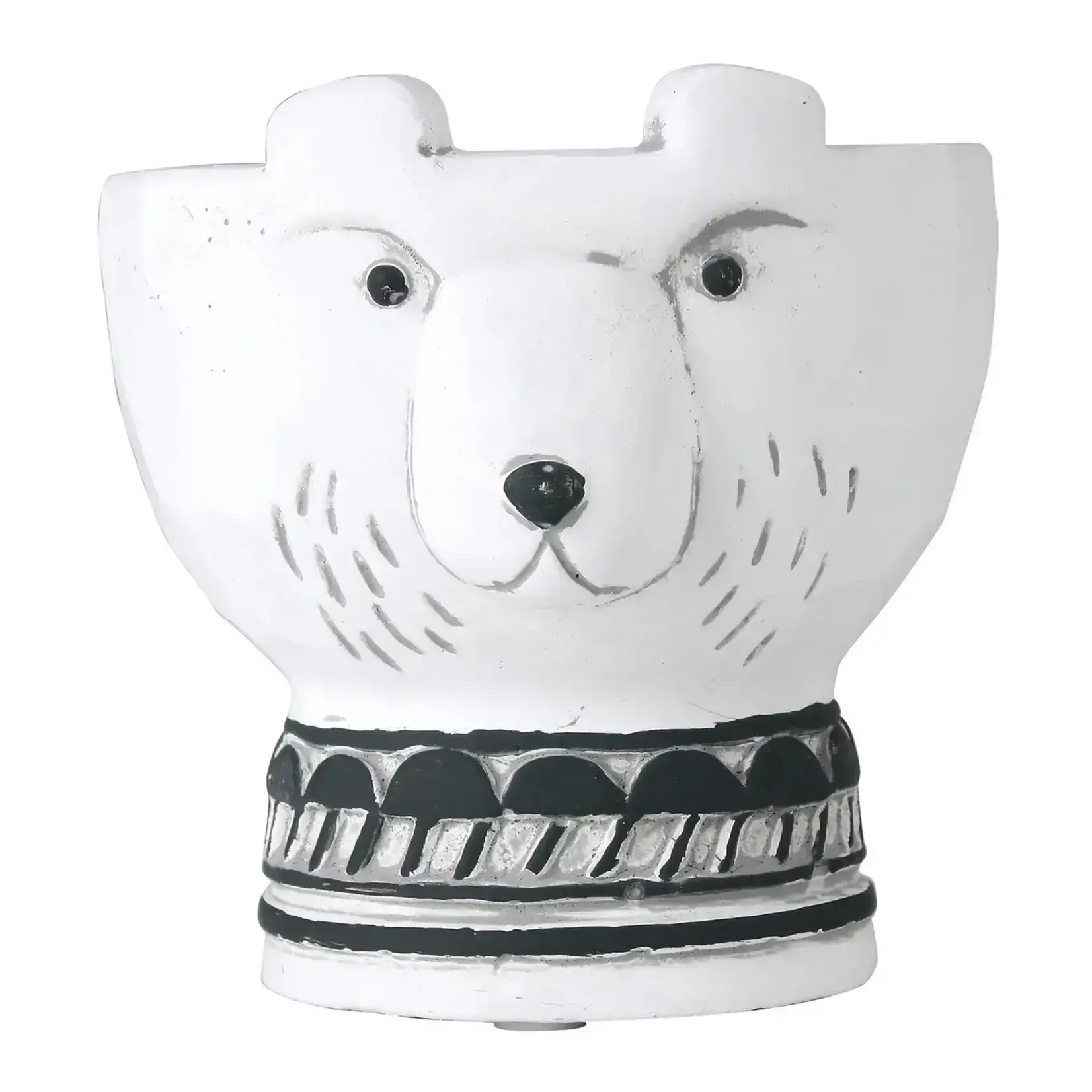 Time Concept Polar Bear Planter