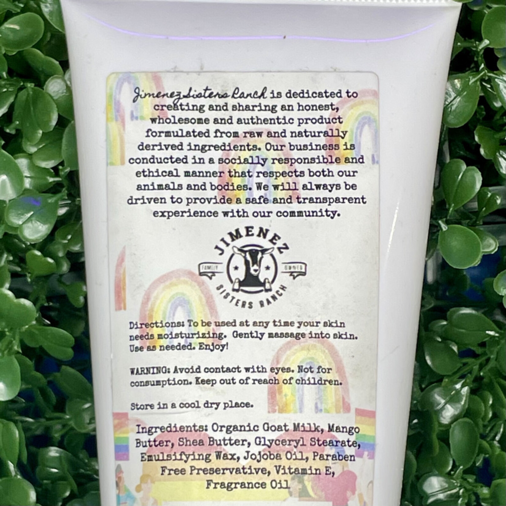 Jimenez Sisters Ranch, LLC Pride Hand and Body Cream