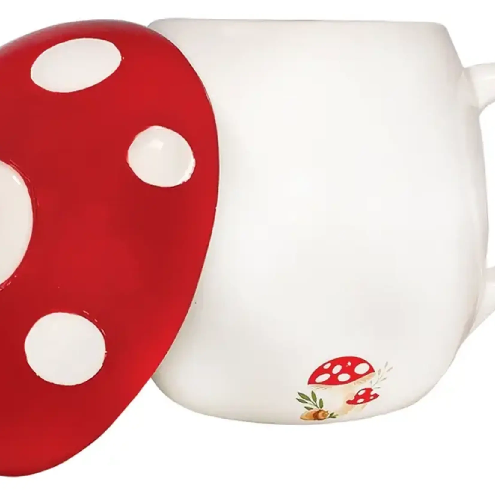 Streamline Mushroom Mug with Lid