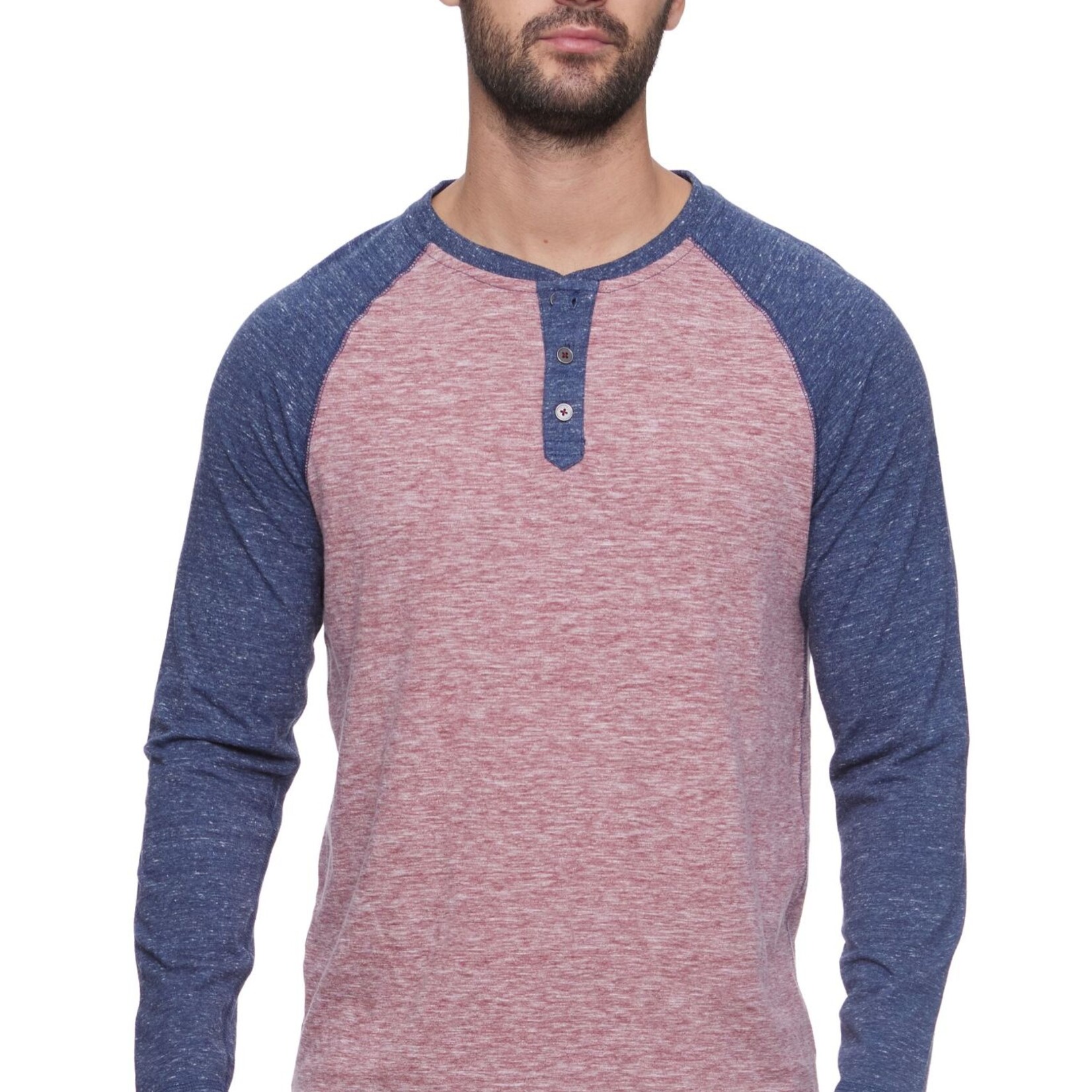 Flag & Anthem ROLLINS LS SNOW SLUB RAGLAN HENLEY