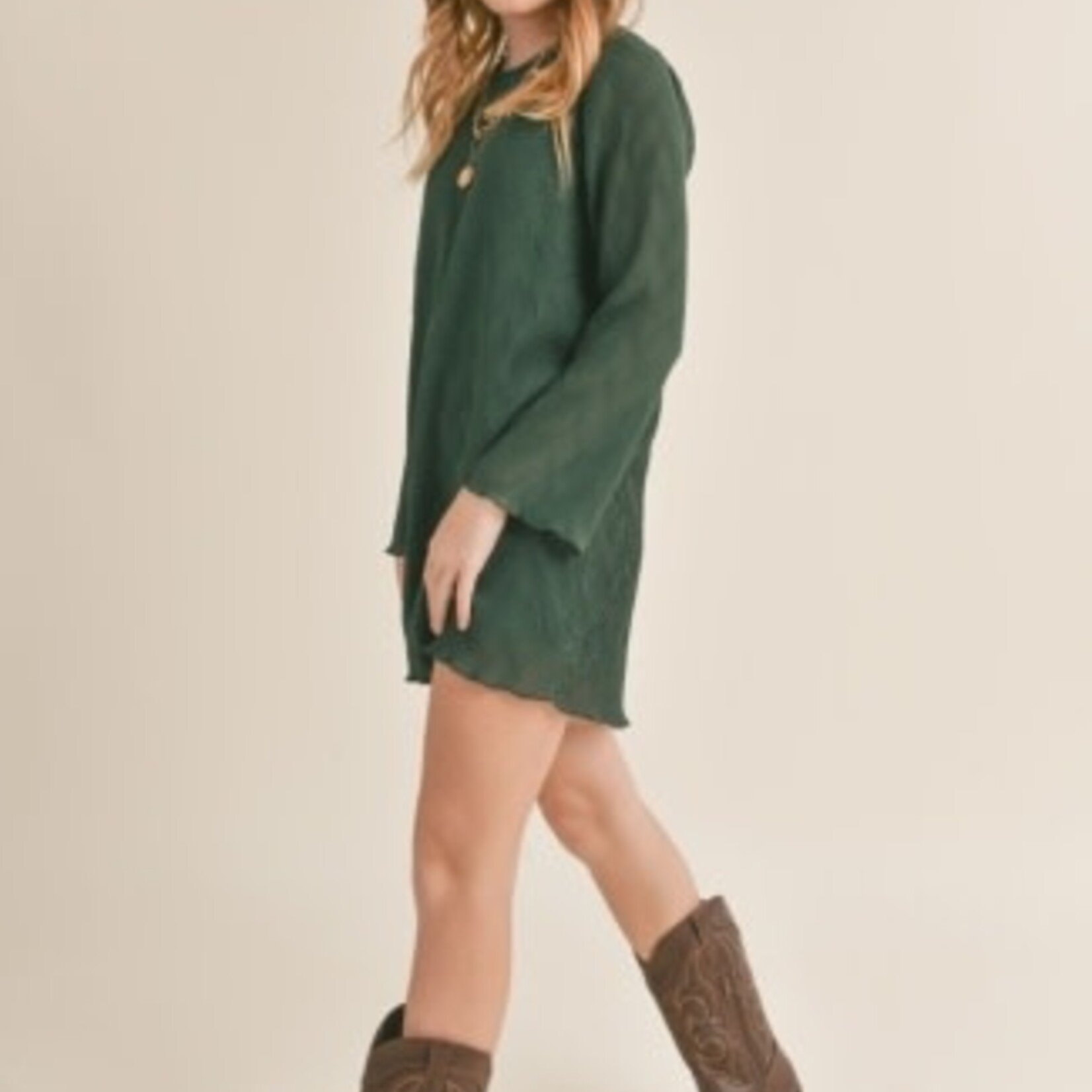 Sadie & Sage TWEEN WONDERSTRUCK LONG SLEEVE MINI DRESS