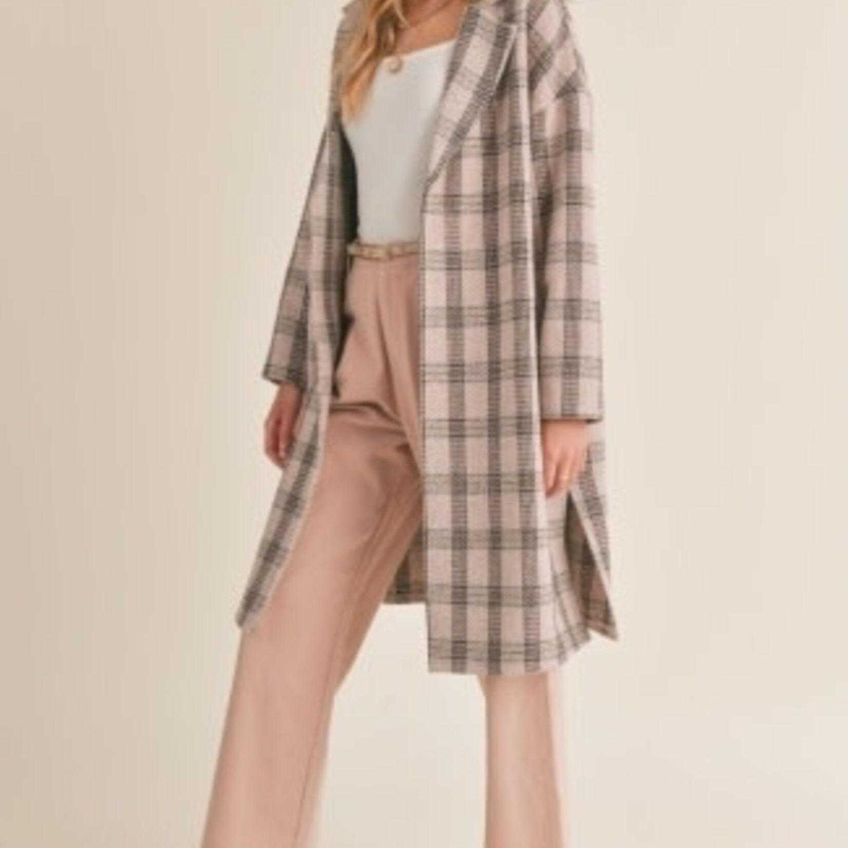 Sadie & Sage BETHANY CHECKED COAT