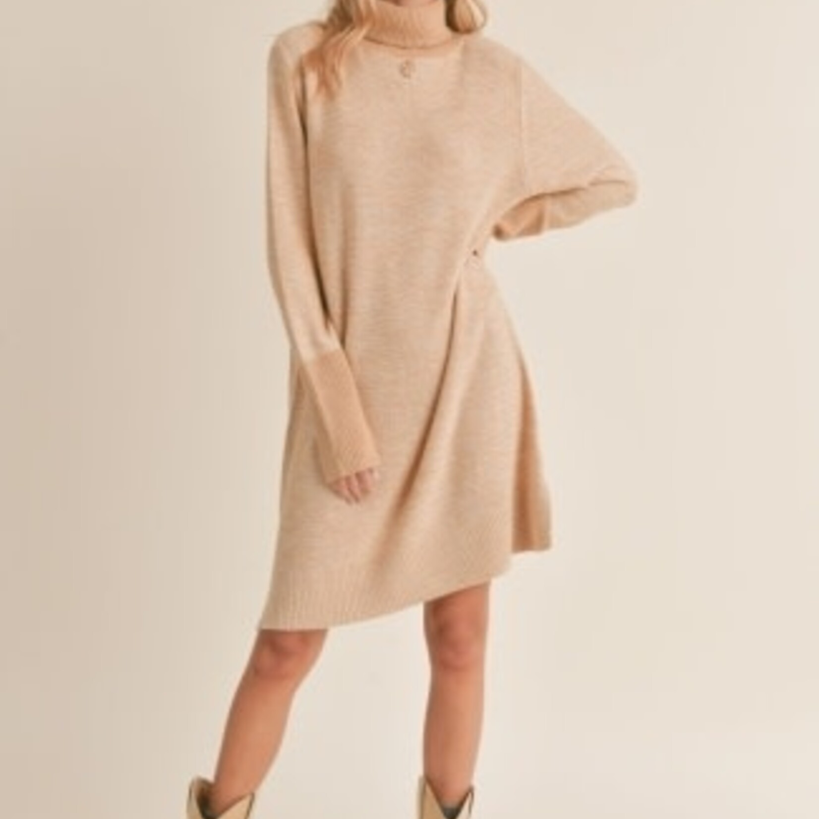 Sadie & Sage MIKA TURTLENECK SWEATER DRESS