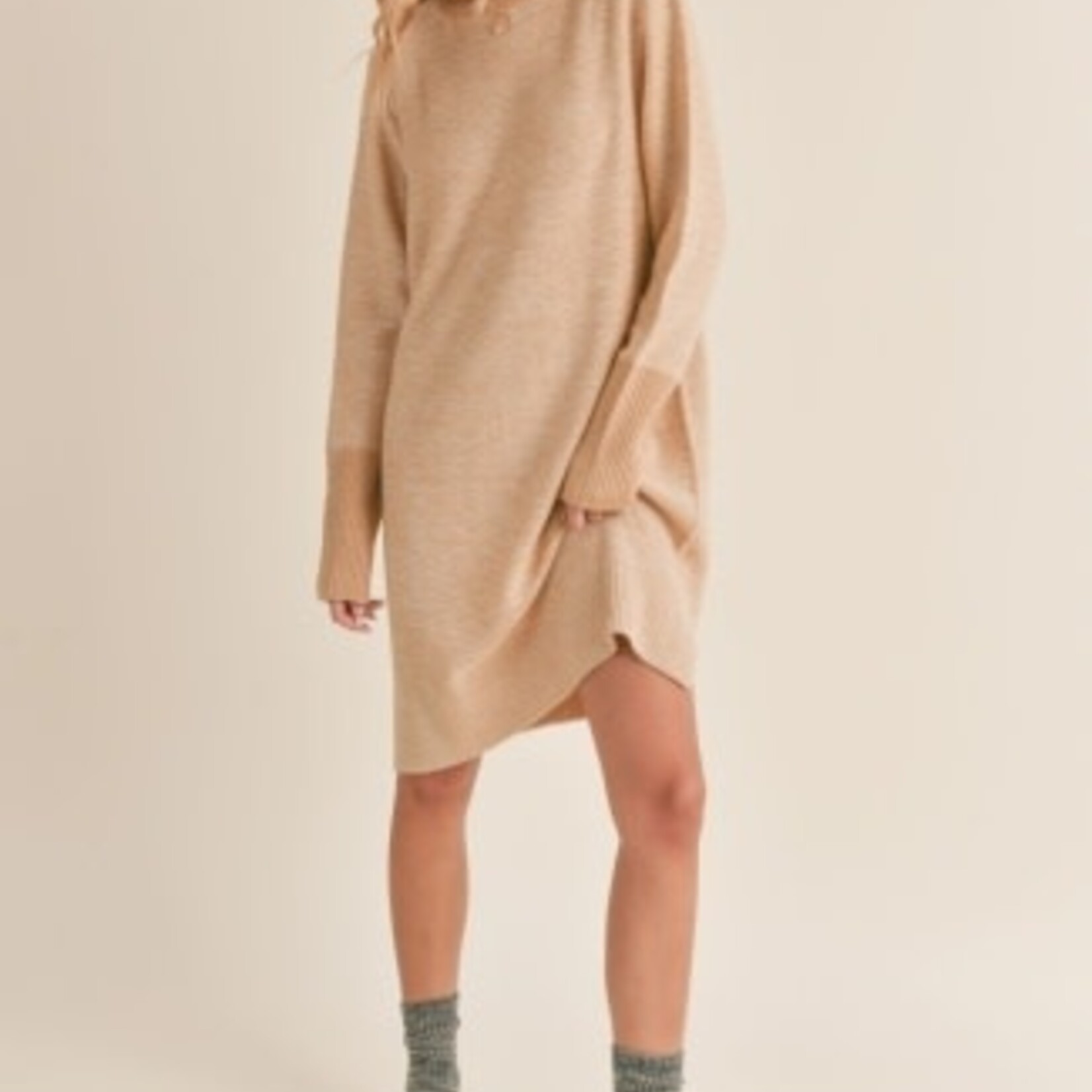 Sadie & Sage MIKA TURTLENECK SWEATER DRESS