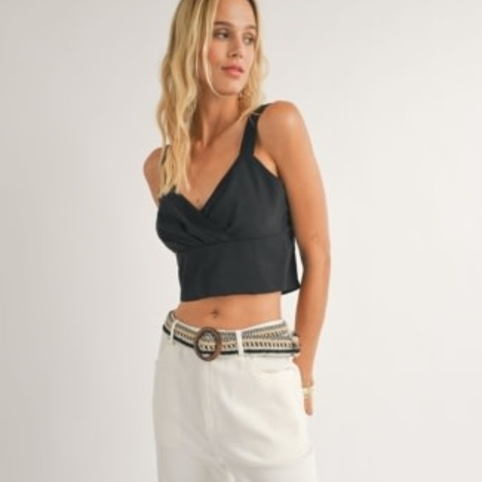 Sadie & Sage THE CLASSICS SURPLICE SMOCK TANK