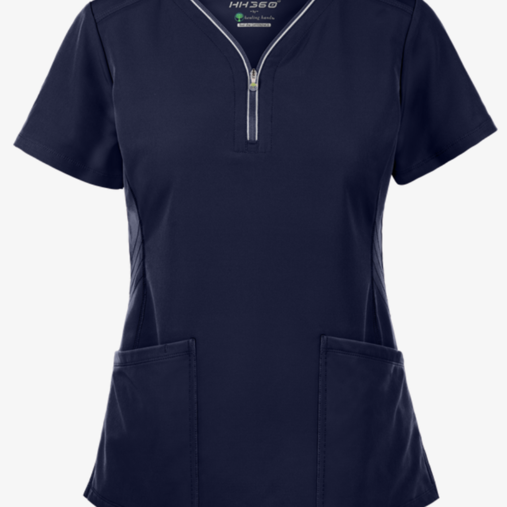 Healing Hands Sonia Women's 3-Pocket Y-Neck STRETCH Scrub Top