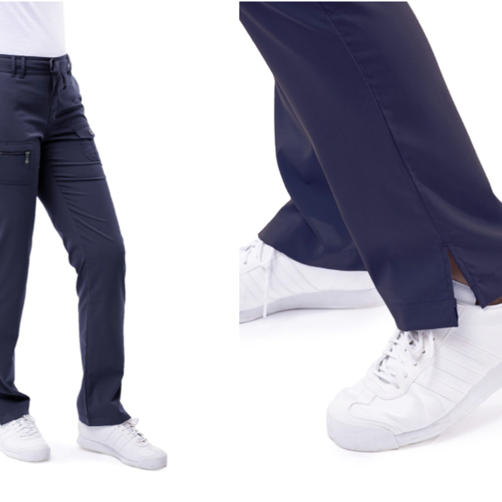 Adar Medical Women's Slim Fit 6 Pocket Pant Tall