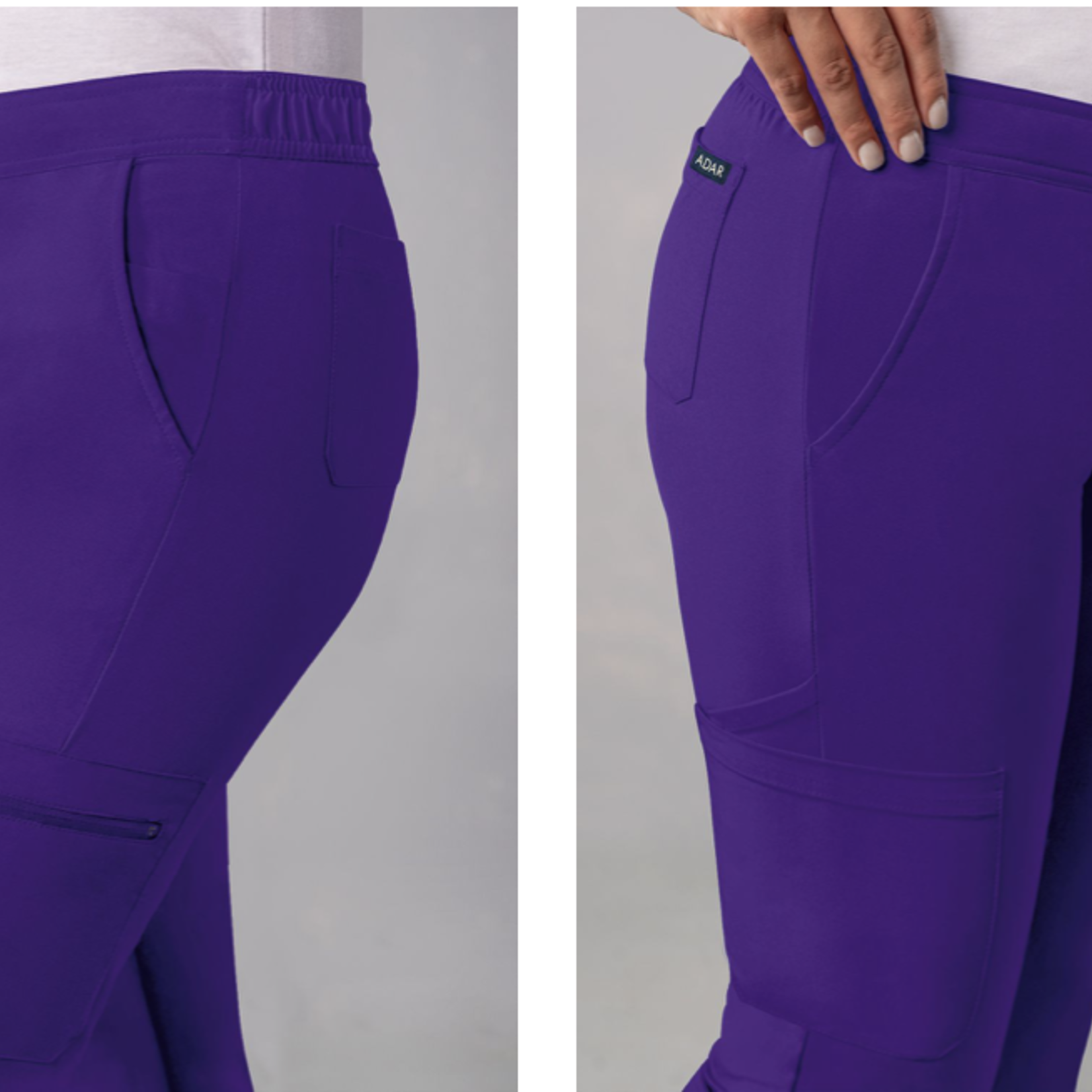 Adar Medical Women's Skinny Leg Cargo Drawstring Pant