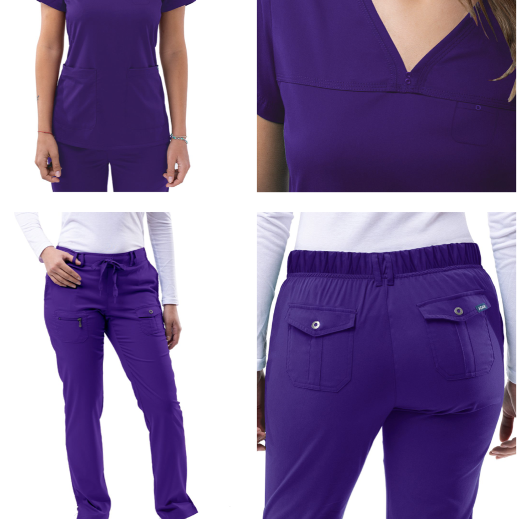 Adar Medical Women's Everyday Expert Scrub Set