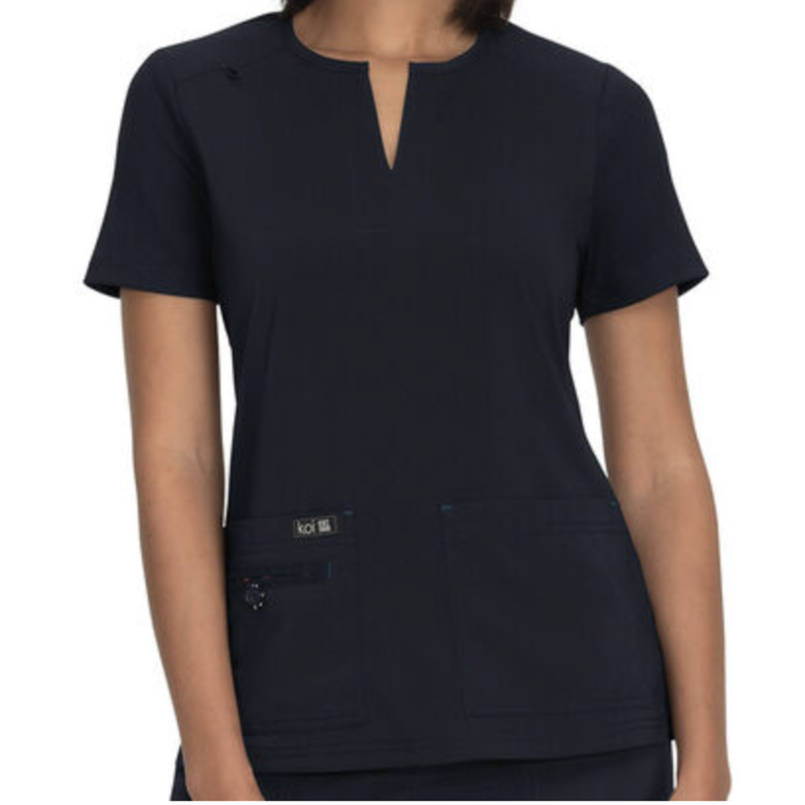 Koi Happiness Gretchen Solid Scrub Top