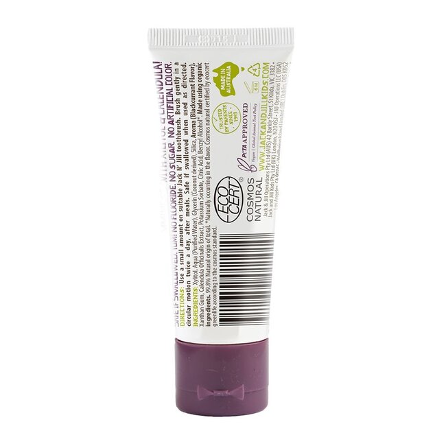 Jack & Jill Kids Blackcurrant Natural Toothpaste