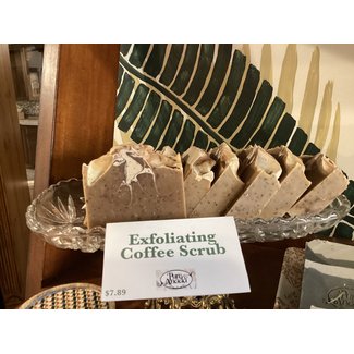 Exfoliating Coffee Scrub— Handmade Natural Soap Bar