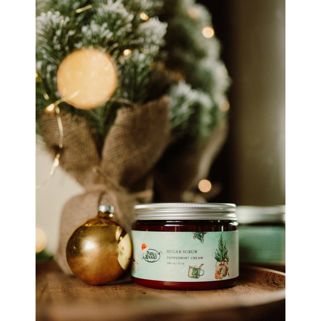 Peppermint Cream— Sugar Scrub