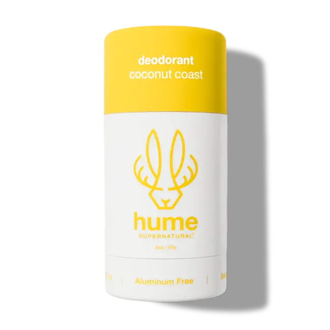 Hume Supernatural Coconut Coast -- Plant & Probiotic Deodorant