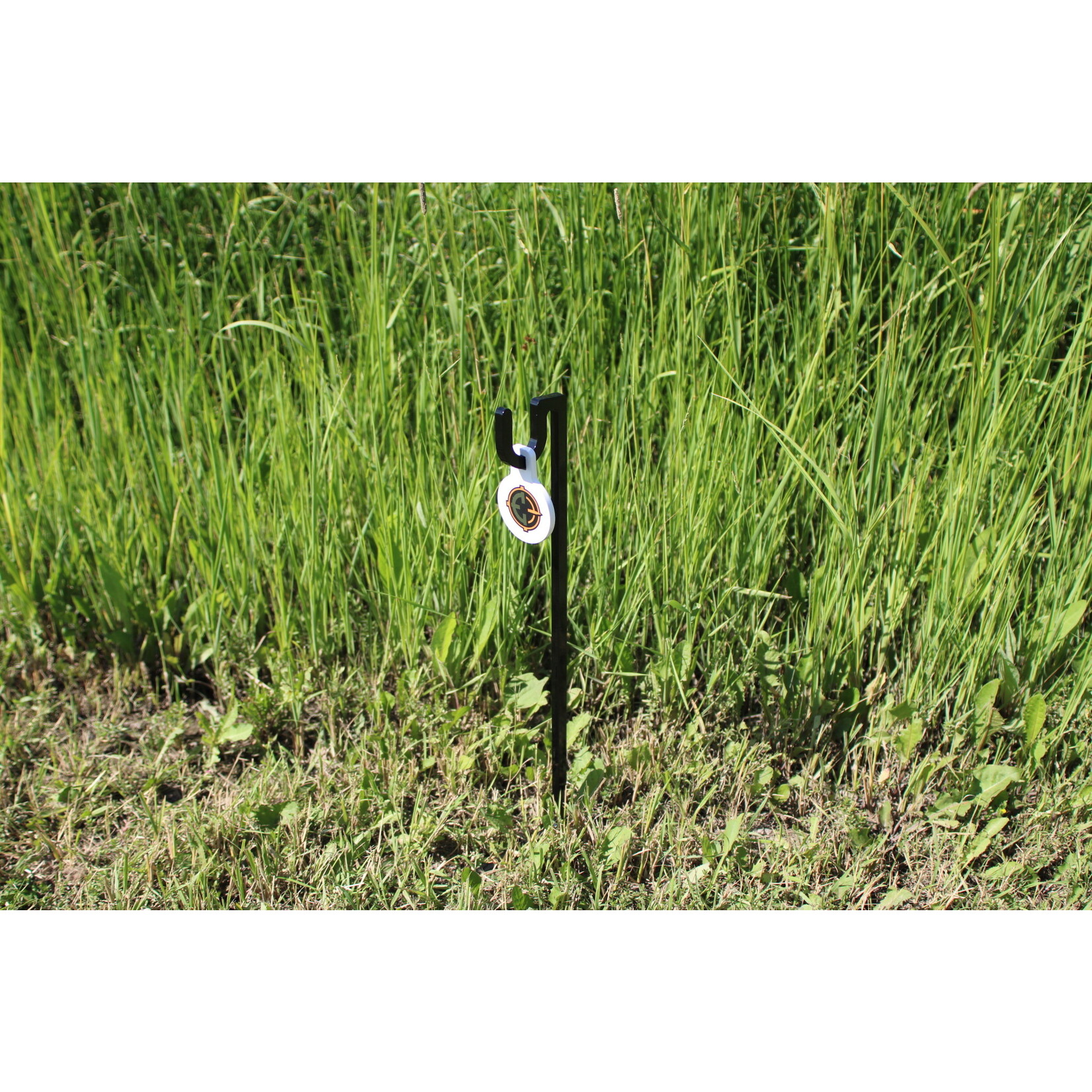 ENGAGE PRECISION ENGAGE PRECISION AR500 STEEL SHEPHERD HOOK TARGET STAND, 3/8”, 24” HEIGHT, W/ 1 HOOK, BLACK