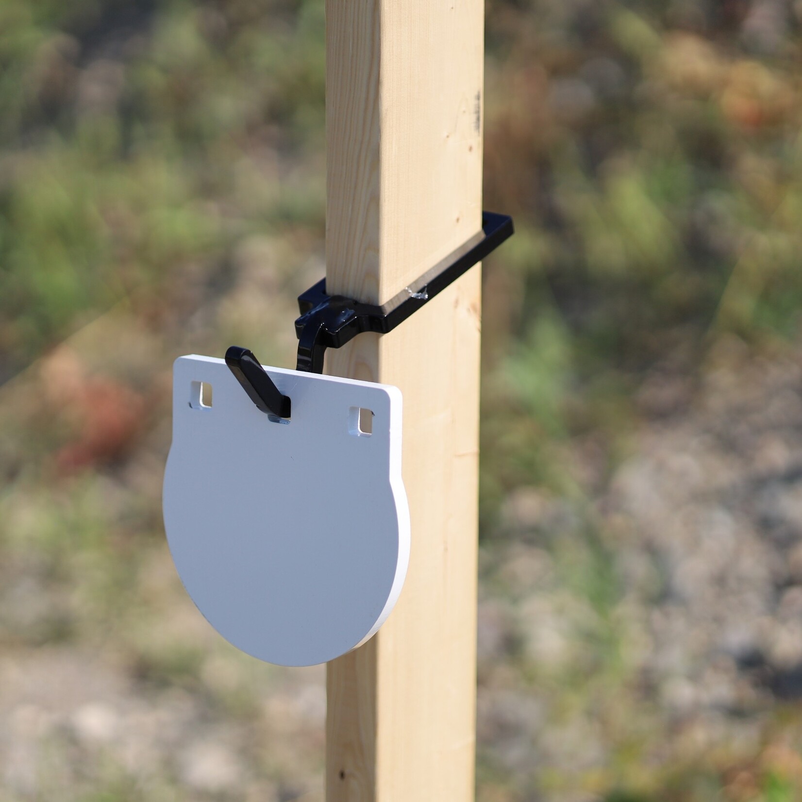 ENGAGE PRECISION ENGAGE PRECISION AR500 STEEL 2X4 POST TARGET HOOK, 3/8”, BLACK