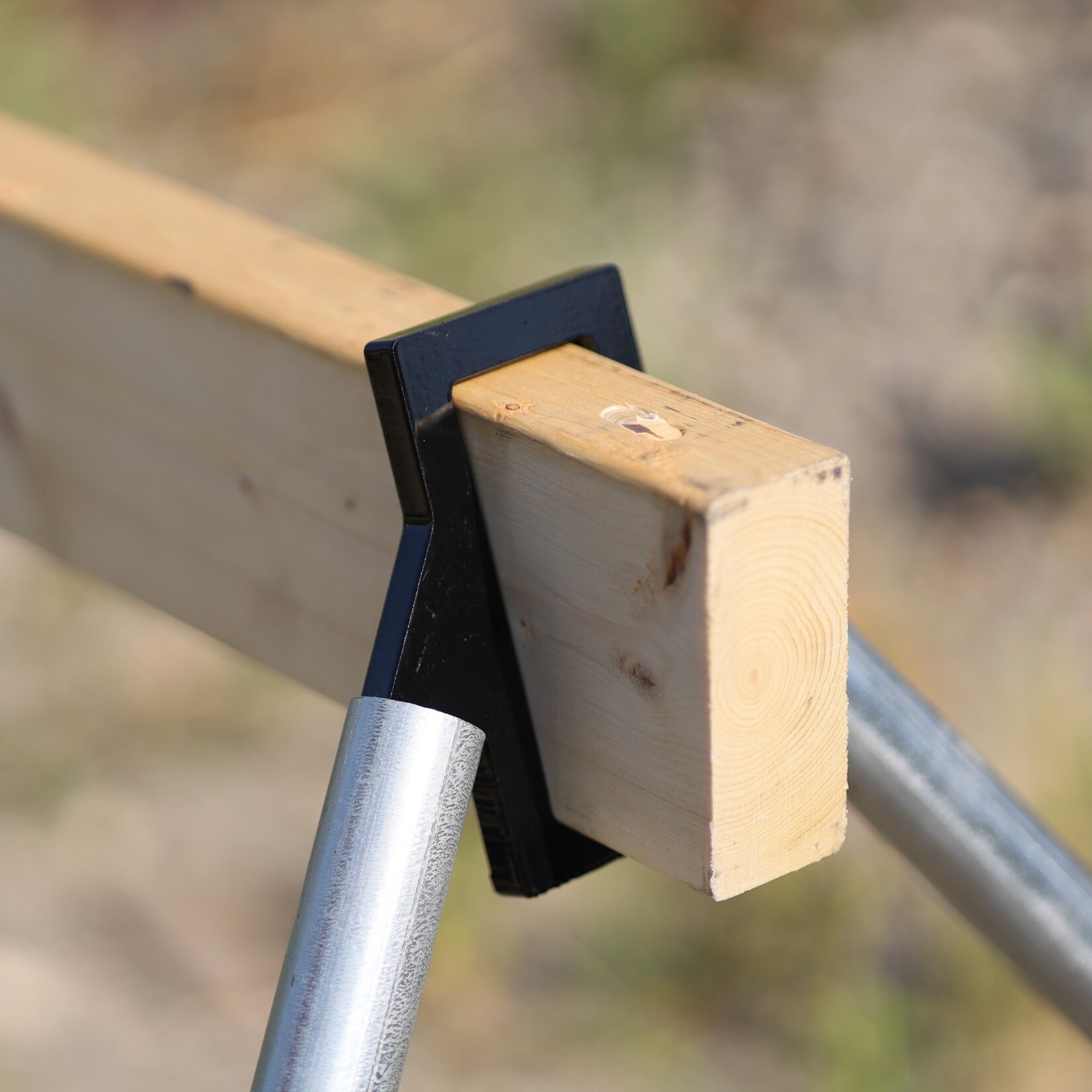 ENGAGE PRECISION ENGAGE PRECISION AR500 STEEL TARGET STAND A FRAME, 3/8”, 2X4 CROSS BEAM, CONDUIT LEGS, BLACK, SET OF 2