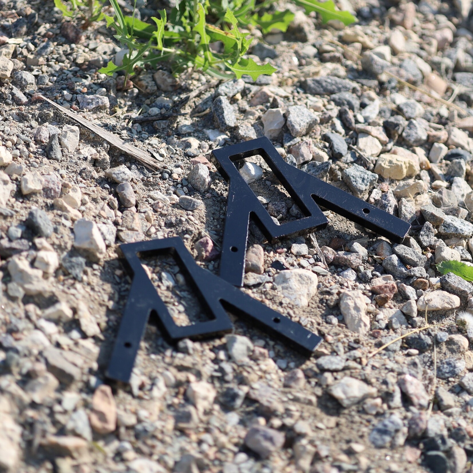 ENGAGE PRECISION ENGAGE PRECISION AR500 STEEL TARGET STAND A FRAME, 3/8”, 2X4 CROSS BEAM, CONDUIT LEGS, BLACK, SET OF 2
