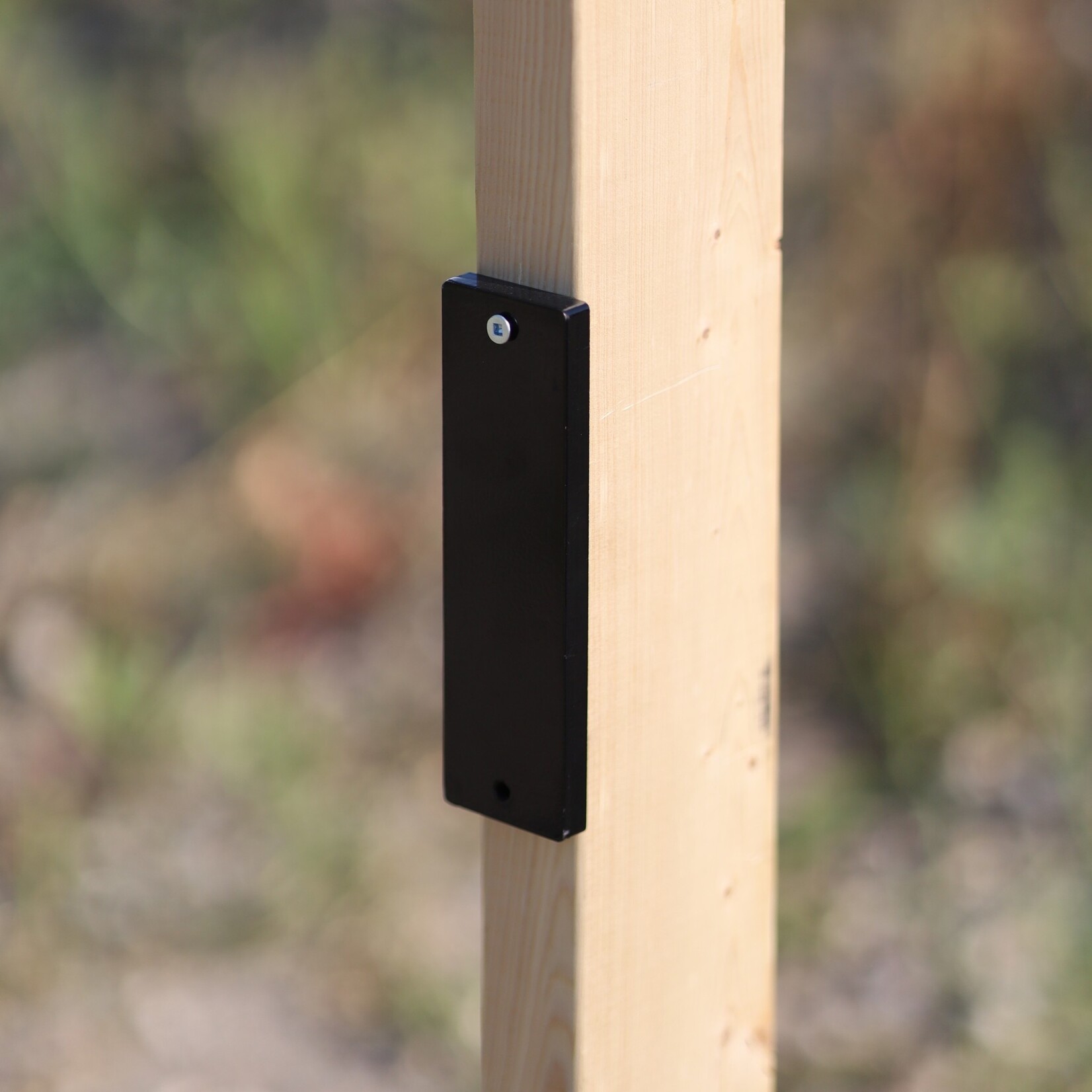 ENGAGE PRECISION ENGAGE PRECISION AR500 STEEL 2X4 POST ARMOR PLATE, 3/8”, 1.75” x 6”, BLACK