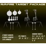 ENGAGE PRECISION ENGAGE PRECISION AR500 STEEL NRL22 COMPLETE TARGET SYSTEM KIT, 1/4”, 17 TARGETS, 2 KYL, 10 STANDS, WHITE/BLACK