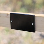 ENGAGE PRECISION ENGAGE PRECISION AR500 STEEL 2X4 POST ARMOR PLATE, 3/8”, 3.75” x 6”, BLACK