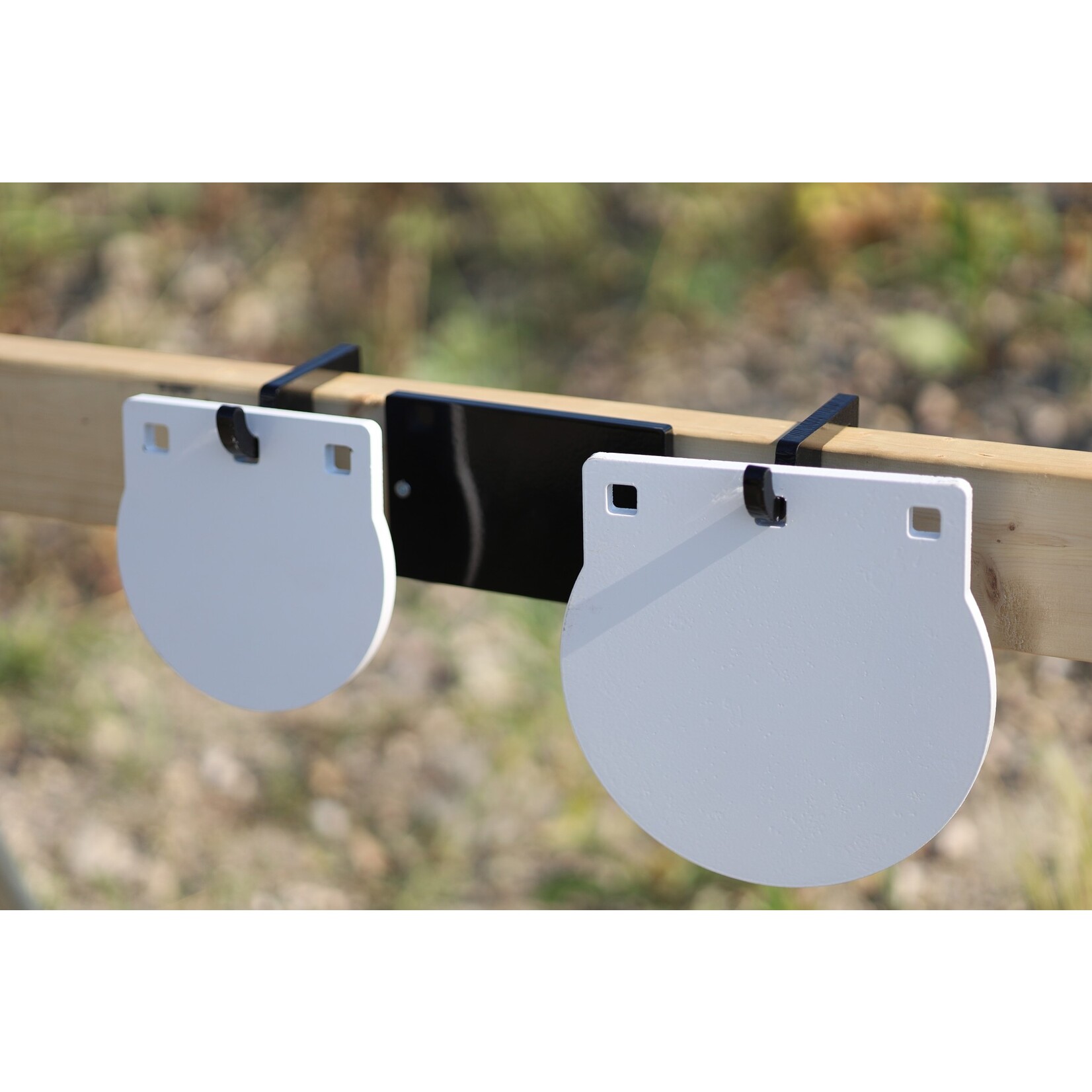 ENGAGE PRECISION ENGAGE PRECISION AR500 STEEL 2X4 POST ARMOR PLATE, 3/8”, 3.75” x 6”, BLACK