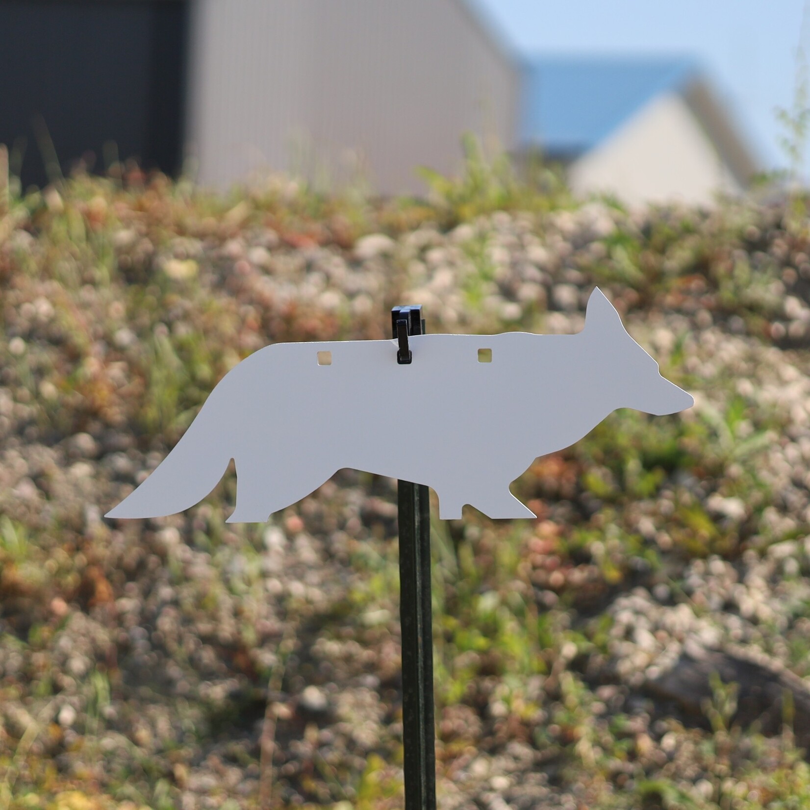 ENGAGE PRECISION ENGAGE PRECISION AR500 STEEL RIFLE TARGET SILHOUETTE, 3/8”, 1/2 SIZE COYOTE, WHITE