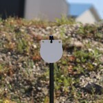 ENGAGE PRECISION ENGAGE PRECISION AR500 STEEL RIMFIRE TARGET GONG, ROUND, 1/4”, 7”, WHITE