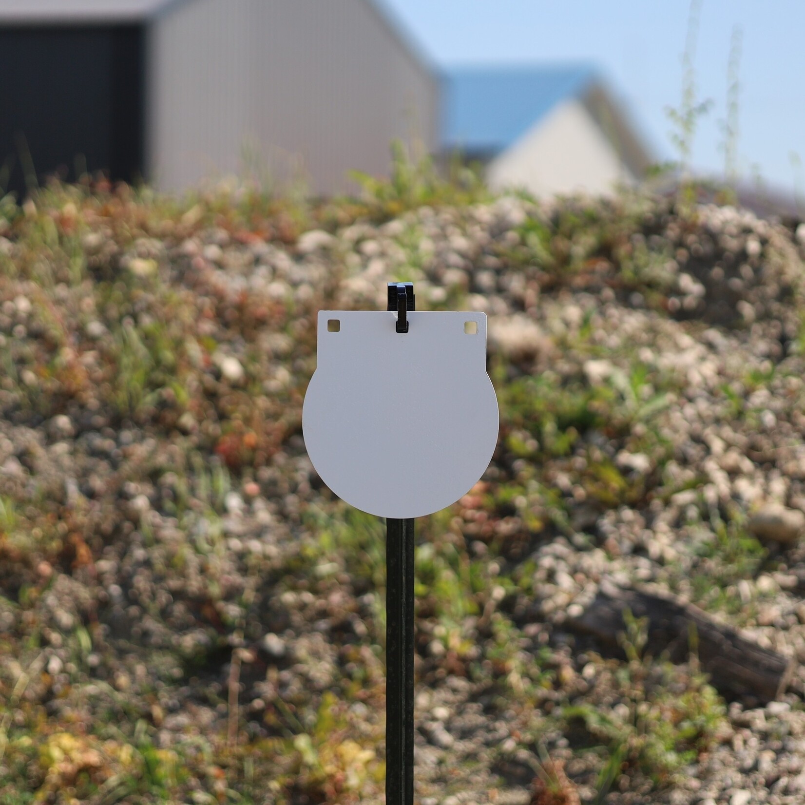 ENGAGE PRECISION ENGAGE PRECISION AR500 STEEL RIFLE TARGET GONG, ROUND, 3/8”, 9”, WHITE