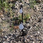 ENGAGE PRECISION ENGAGE PRECISION AR500 STEEL SHEPHERD HOOK TARGET STAND, 3/8”, 24” HEIGHT, W/ 2 HOOKS, BLACK