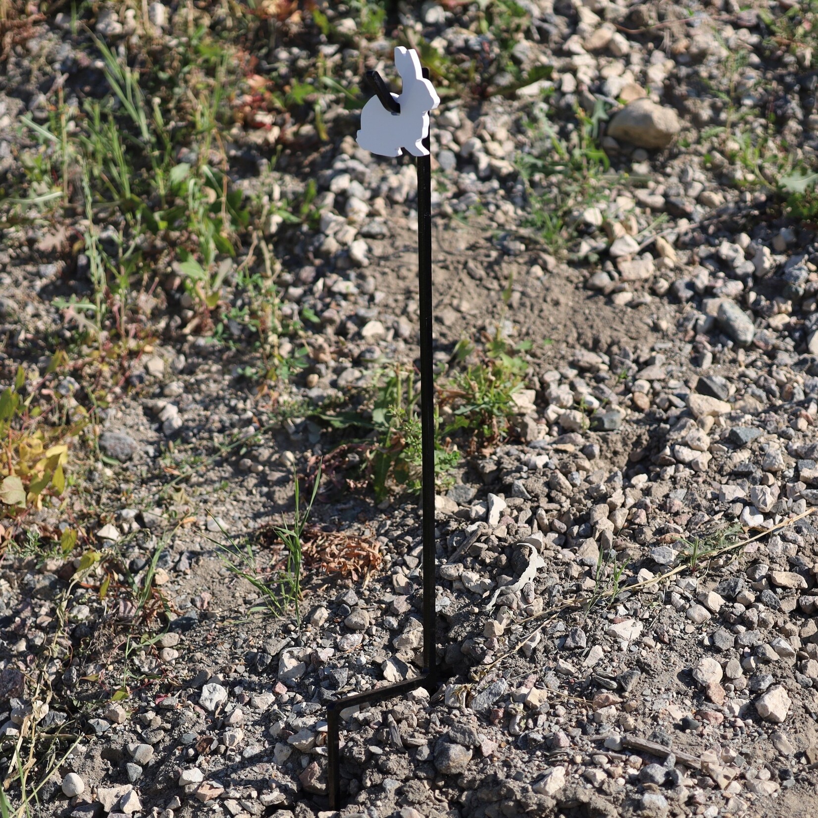 ENGAGE PRECISION ENGAGE PRECISION AR500 STEEL SHEPHERD HOOK TARGET STAND, 3/8”, 36” HEIGHT, W/ 1 HOOK, BLACK