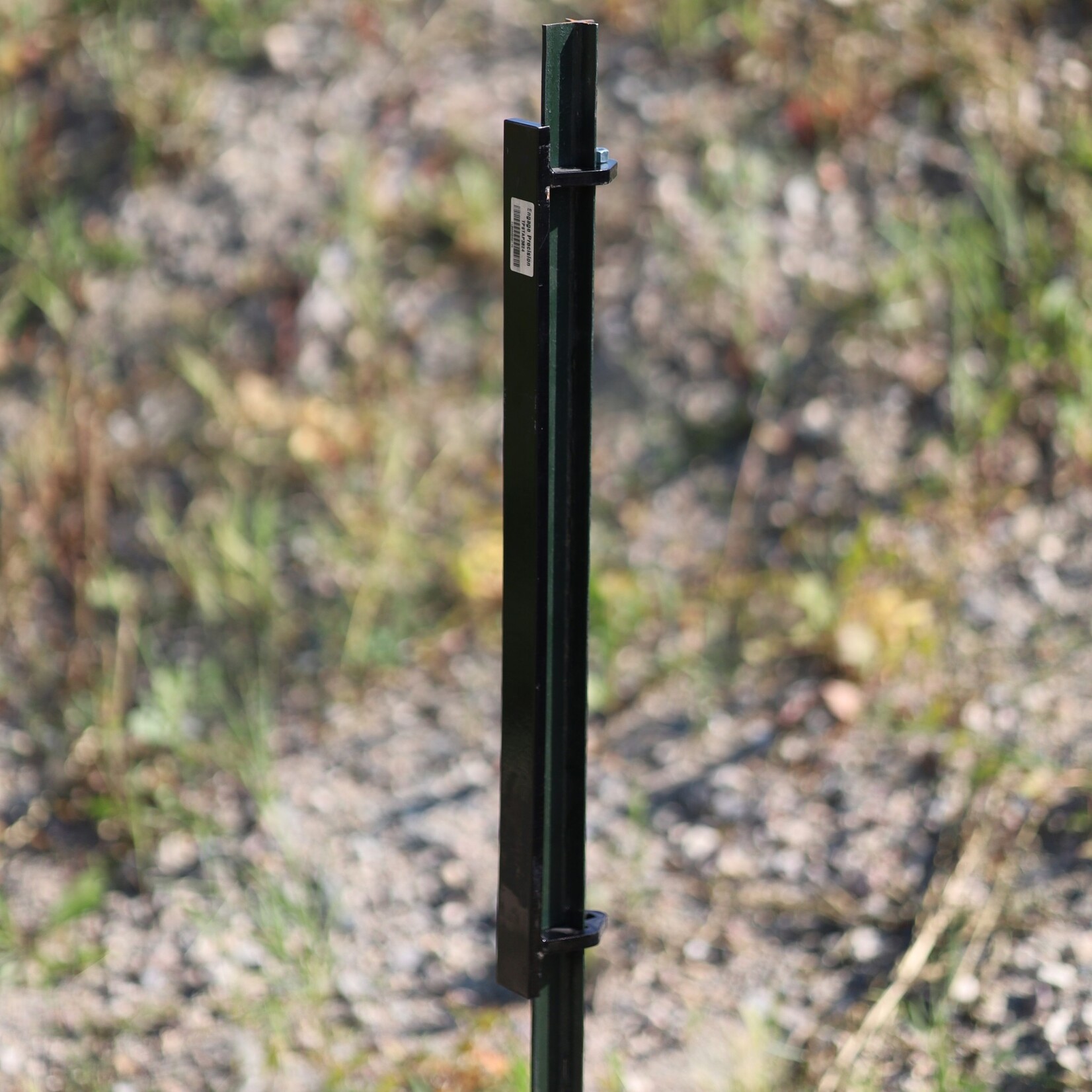 ENGAGE PRECISION ENGAGE PRECISION AR500 STEEL T POST ARMOR PLATE, 3/8”, 24”, BLACK