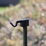ENGAGE PRECISION ENGAGE PRECISION AR500 STEEL T POST TOPPER HOOK, 3/8”, BLACK