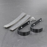 ENGAGE PRECISION ENGAGE PRECISION STEEL GUN RACK HANGER HOOK, BLACK, SET OF 2