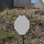 ENGAGE PRECISION ENGAGE PRECISION AR500 STEEL RIFLE TARGET SILHOUETTE, 3/8”, IPSC CLASSIC OCTAGON, FULL SIZE, WHITE