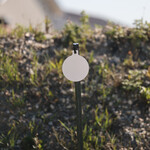 ENGAGE PRECISION ENGAGE PRECISION AR500 STEEL RIMFIRE NRL 22 TARGET GONG, ROUND, 1/4”, 6”, WHITE