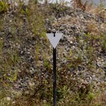 ENGAGE PRECISION ENGAGE PRECISION AR500 STEEL RIFLE TARGET GONG, TRIANGLE, 1/2", 8", WHITE