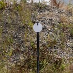 ENGAGE PRECISION ENGAGE PRECISION AR500 STEEL RIFLE TARGET ROUND PLATE, ONE HOLE, 3/8”, 6”, WHITE