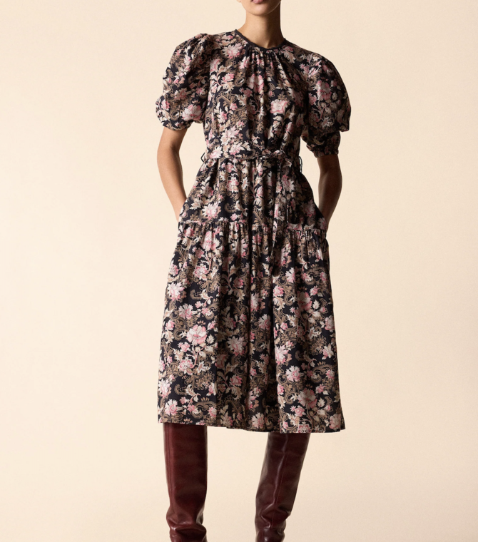 St Roche Belladonna Tie Dress