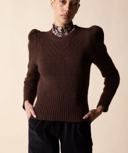 St Roche Sissy Sweater in Chocolate