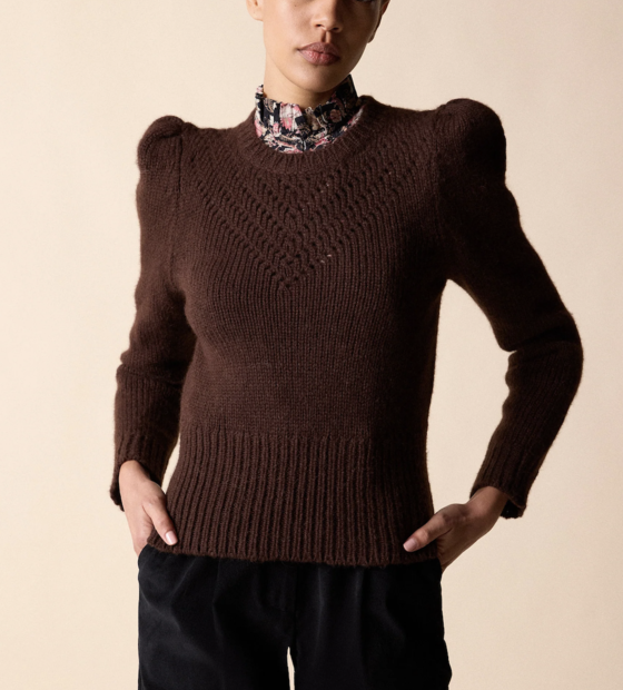 St Roche Sissy Sweater in Chocolate