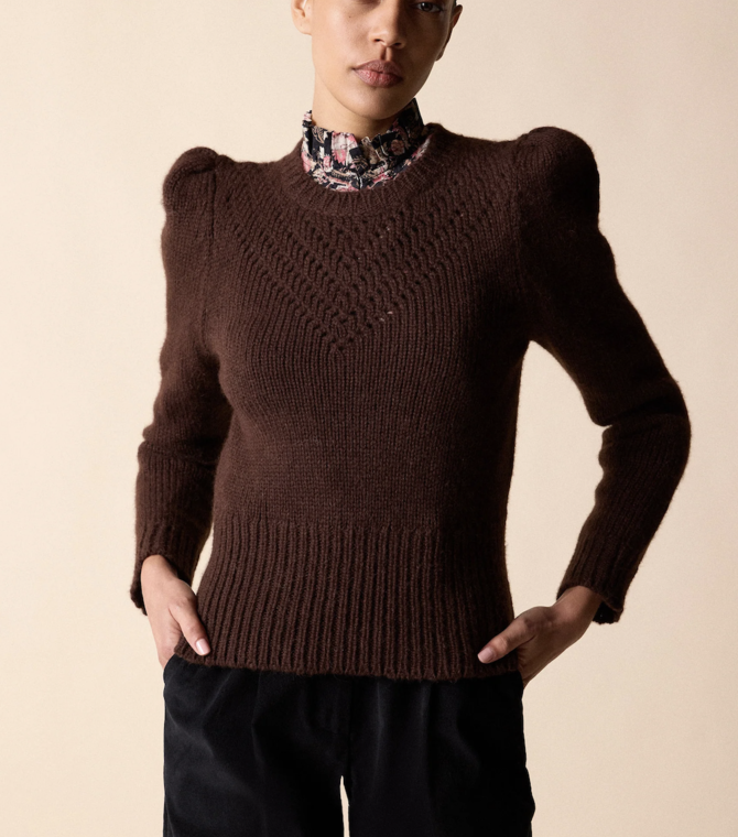 St Roche Sissy Sweater in Chocolate
