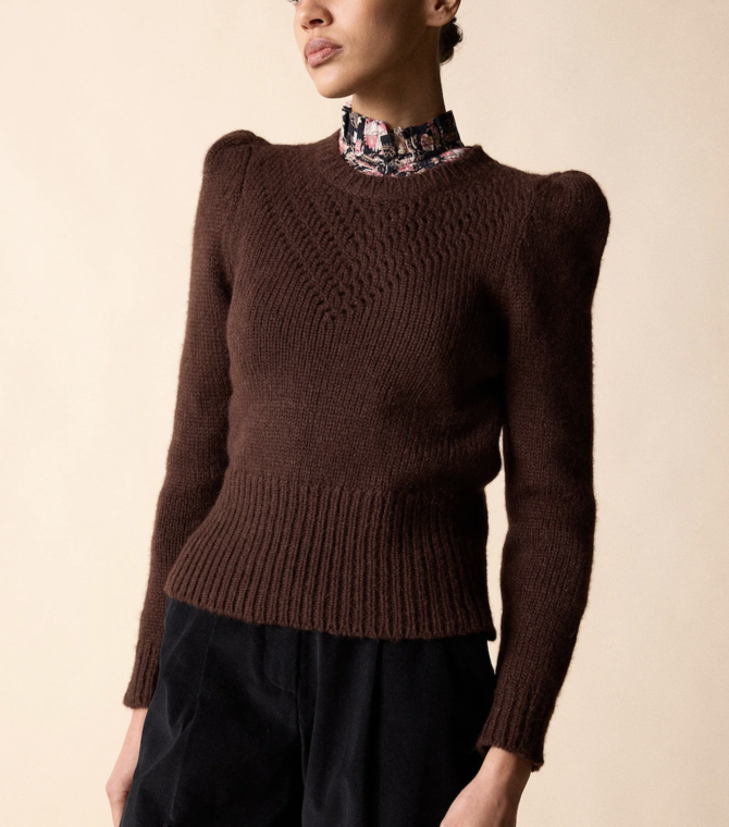 St Roche Sissy Sweater in Chocolate