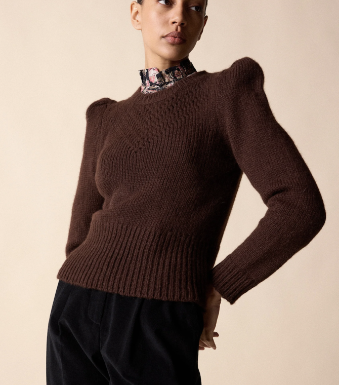 St Roche Sissy Sweater in Chocolate