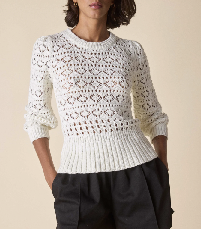 St. Roche Laurel Sweater Ivory