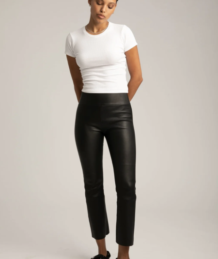 SPRWMN Leather Crop Flare.