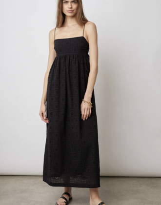 Rails Lucille Black Eyelet Dress
