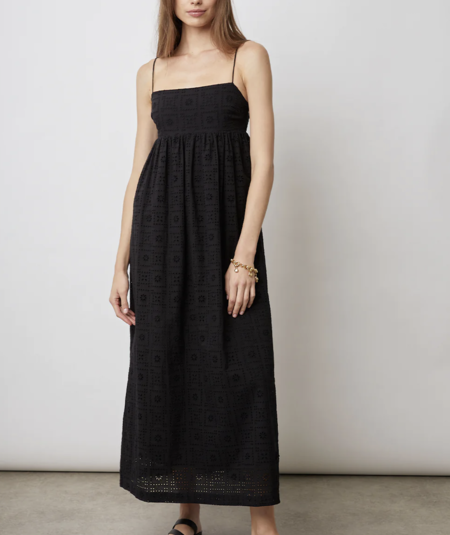 Rails Lucille Black Eyelet Dress