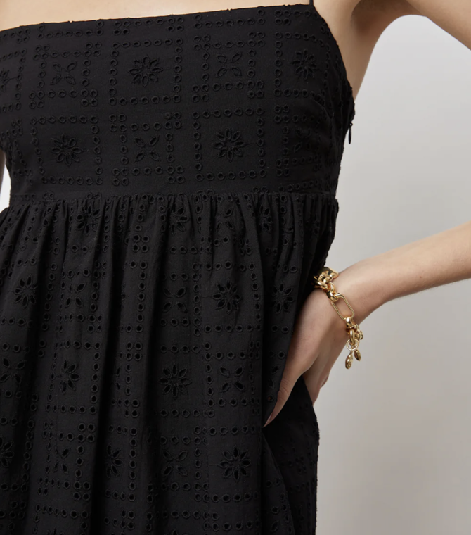 Rails Lucille Black Eyelet Dress