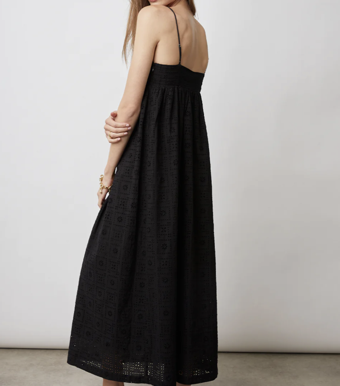 Rails Lucille Black Eyelet Dress